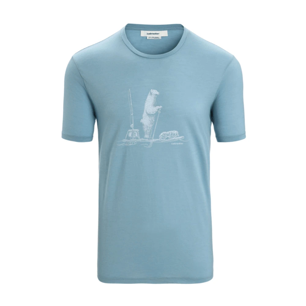 Icebreaker Tech Lite II SS Tee Polar Paddle Mens 4 Icebreaker Tech Lite II SS Tee Polar Paddle Mens - Image 2