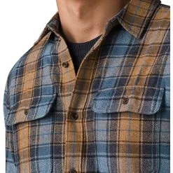 Prana Westbrook Flannel Shirt -Tubbs Sales camel5