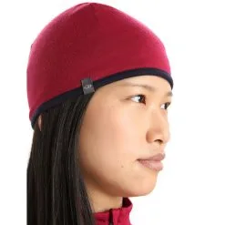 Icebreaker Pocket Hat -Tubbs Sales cherry