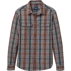 Prana Westbrook Flannel Shirt -Tubbs Sales clove3