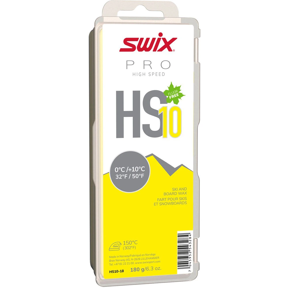 Swix Pro High Speed Wax Fluoro Free HS10 4 Swix Pro High Speed Wax Fluoro Free HS10 - Image 2