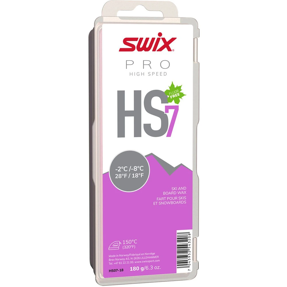 Swix Pro High Speed Wax Fluoro Free HS7 4 Swix Pro High Speed Wax Fluoro Free HS7 - Image 2