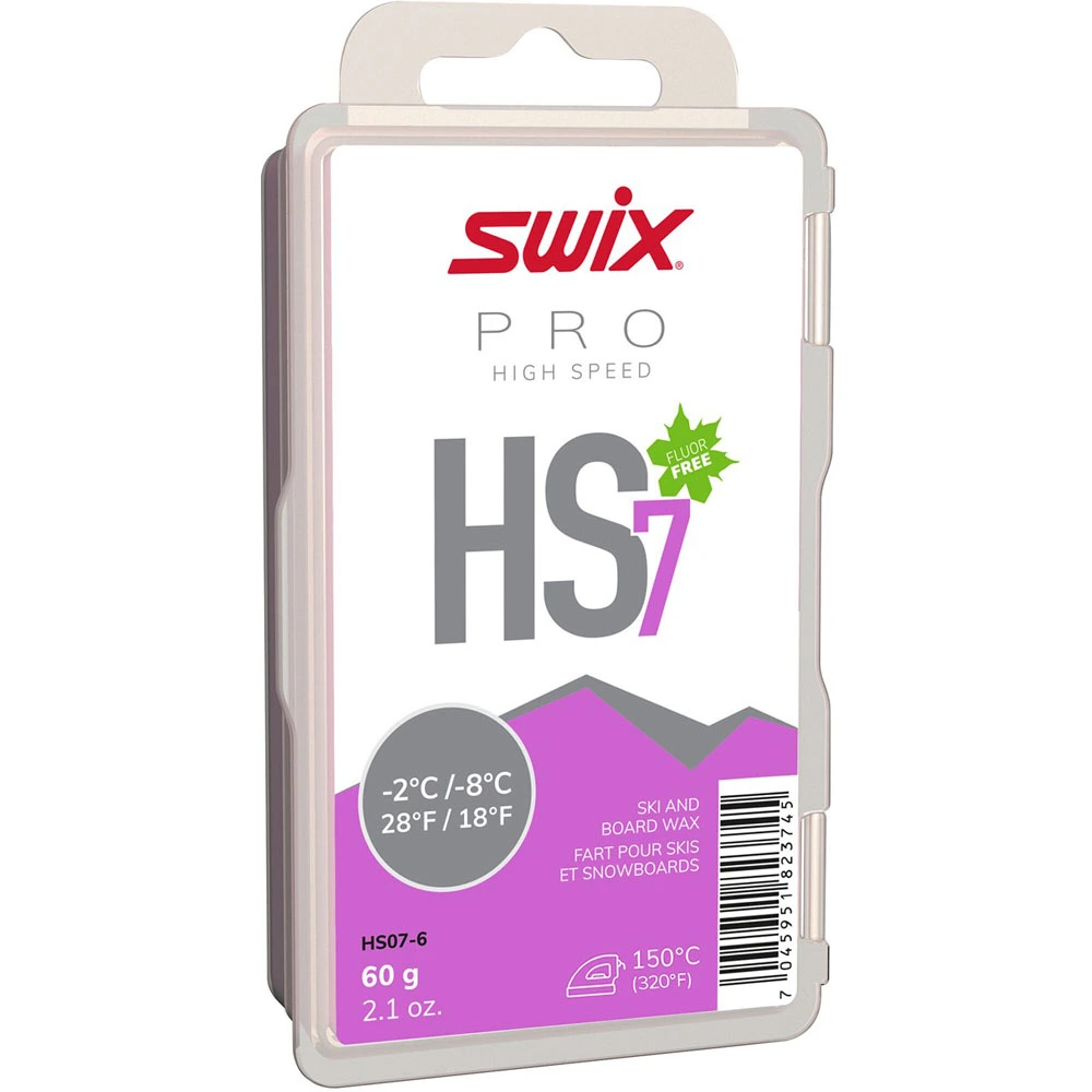 Swix Pro High Speed Wax Fluoro Free HS7 3 Swix Pro High Speed Wax Fluoro Free HS7