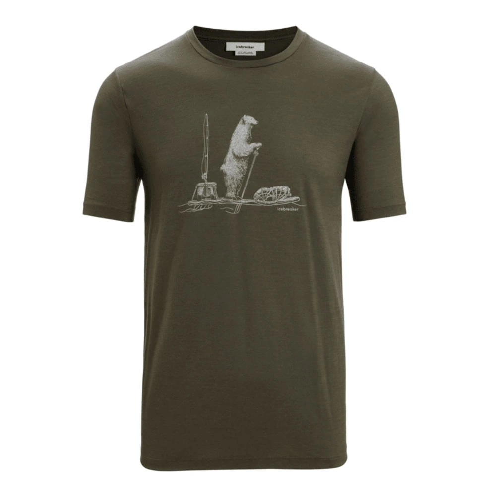 Icebreaker Tech Lite II SS Tee Polar Paddle Mens 5 Icebreaker Tech Lite II SS Tee Polar Paddle Mens - Image 3