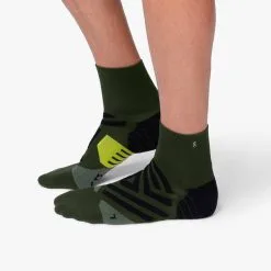 On Mid Sock Mens -Tubbs Sales mid sock fw19 jungle lime m g1