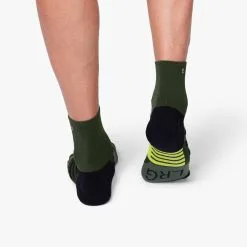 On Mid Sock Mens -Tubbs Sales mid sock fw19 jungle lime m g3