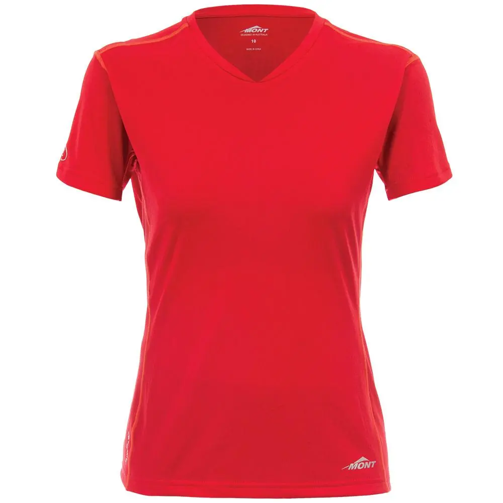 MONT Run Short Sleeve Vee Women Clearance 4 MONT Run Short Sleeve Vee Women Clearance - Image 2