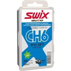 Swix CH6 Fluoro Free Glide Wax Blue