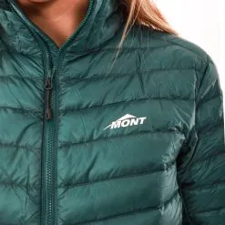 MONT Zero Ultralight Down Jacket Women -Tubbs Sales w North Sea close up 2